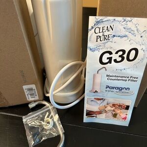 Clean Pure G30 Countertop Water Filters (2) brand new never used